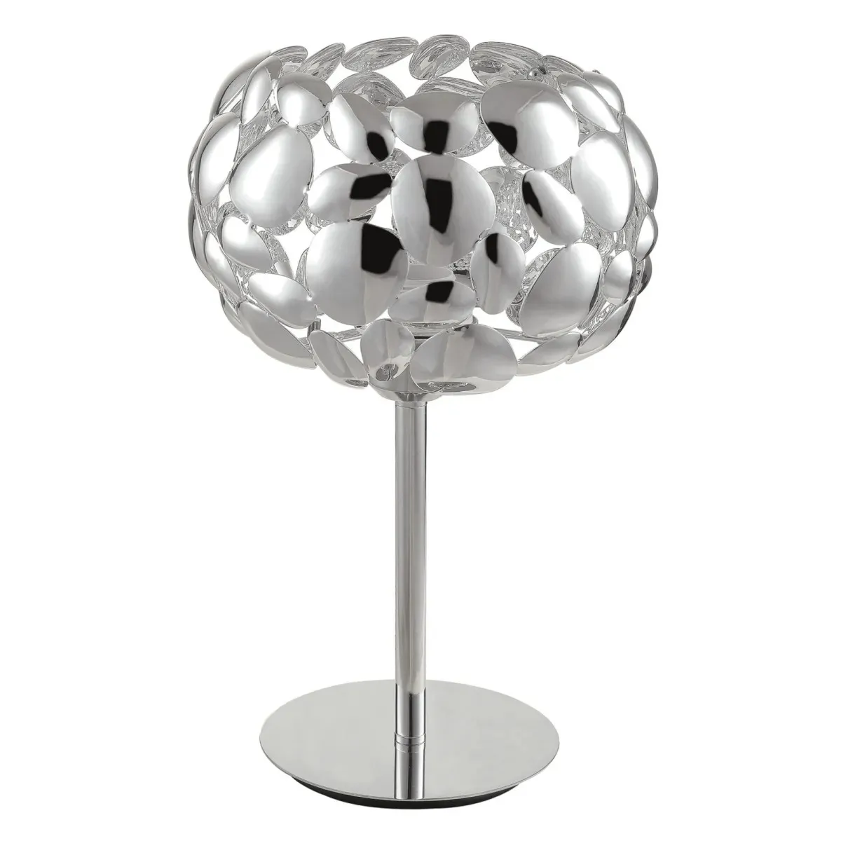 Lampada da tavolo 60W E27 diametro 22cm cromo GRAPE....