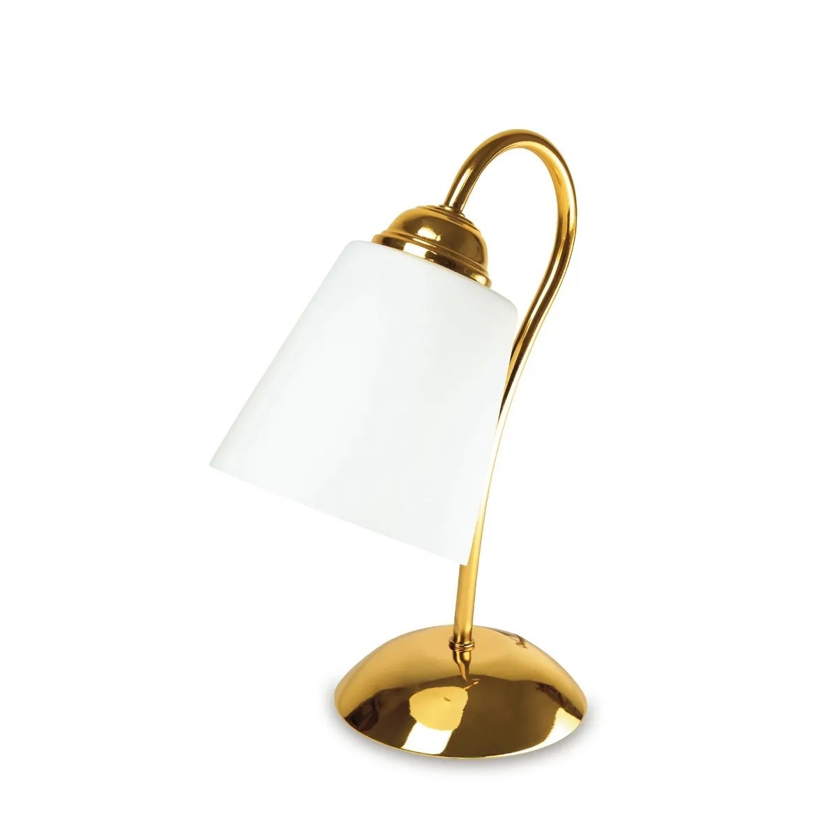 Minimalistische Tischleuchte aus Nickel oder Gold |...