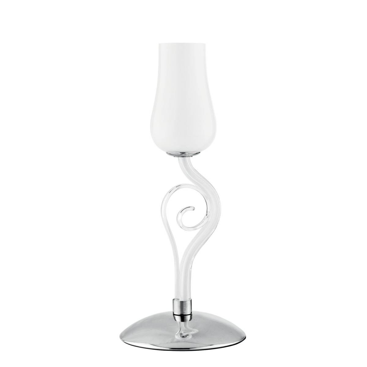 Lampada da Tavolo Design a Fiore Bianco | Mondialshop