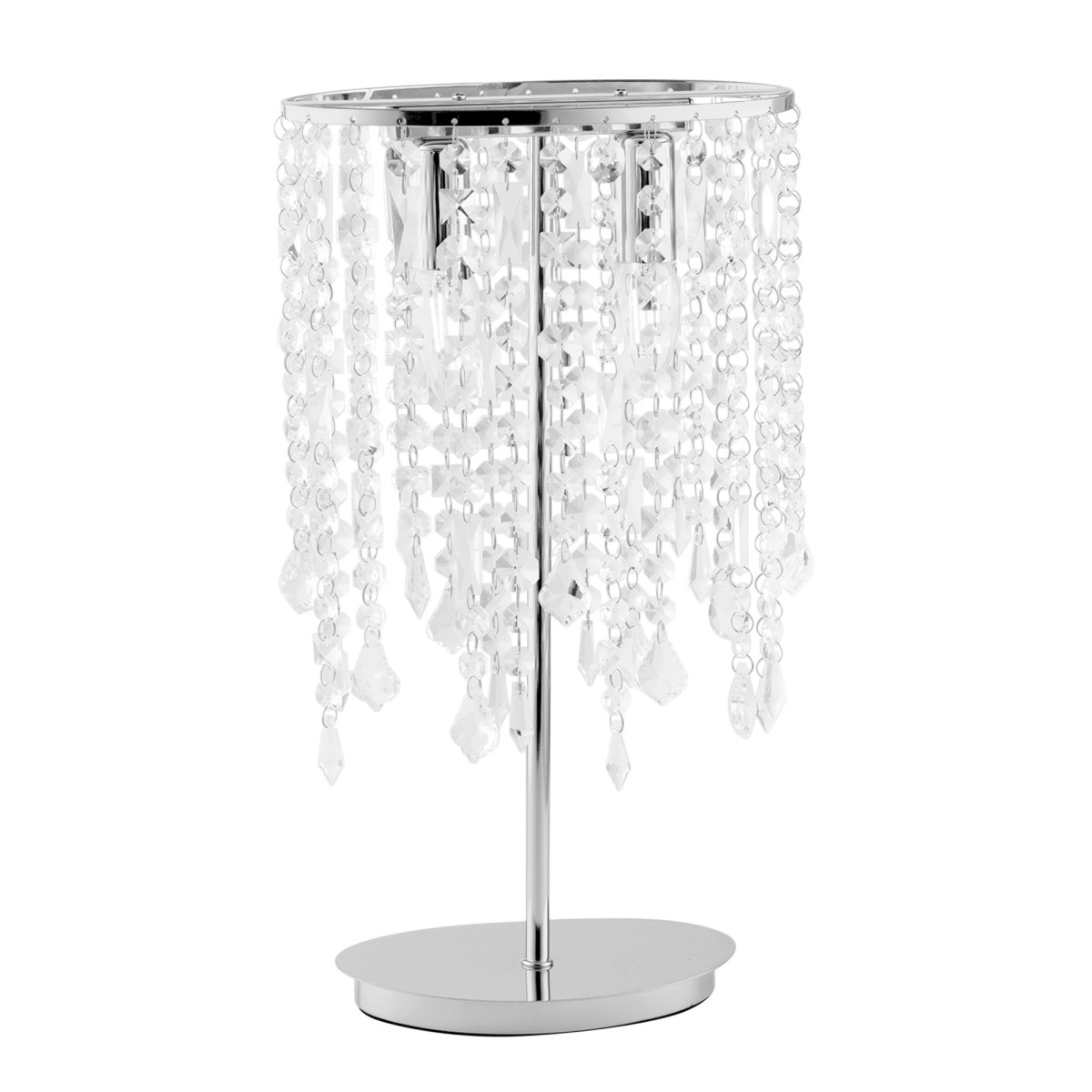 Lume da Tavolo in Cristalli K9 e Metallo | Mondialshop