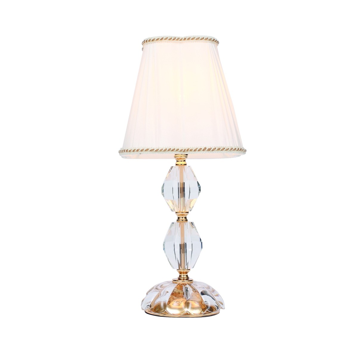 Elegante Tischleuchte aus Chrom und Kristall | Mondialshop
