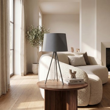 Lampe de table trépied E27 | Mondialshop