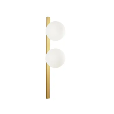 Vertikale Wandleuchte in Gold oder Schwarz | Mondialshop