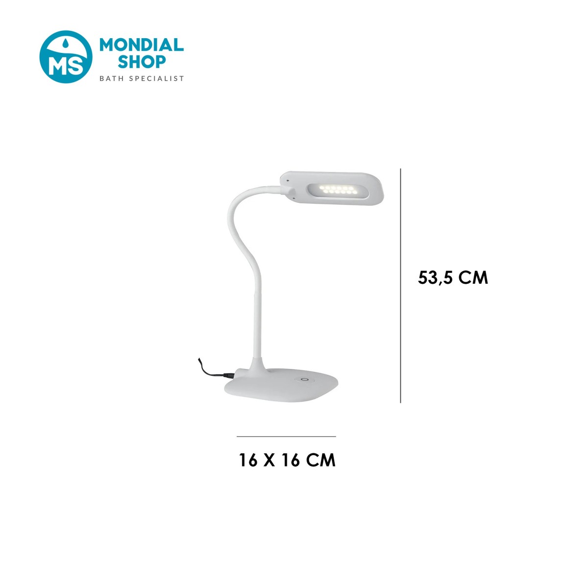 Lampe de bureau LED tactile flexible | Mondialshop