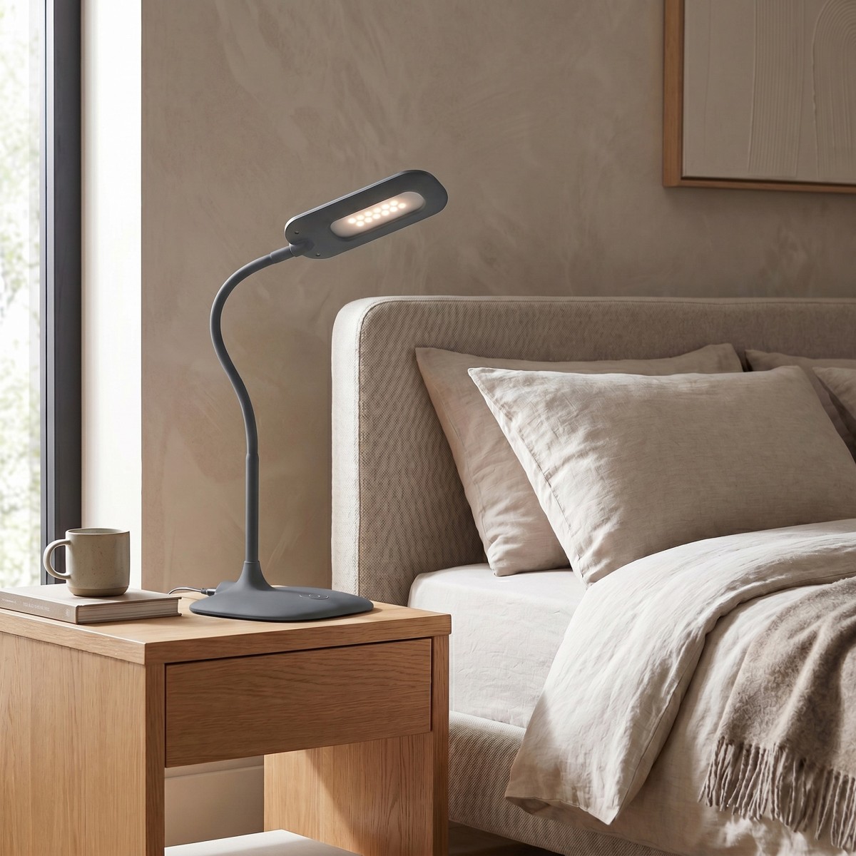 Lampe de bureau LED tactile flexible | Mondialshop