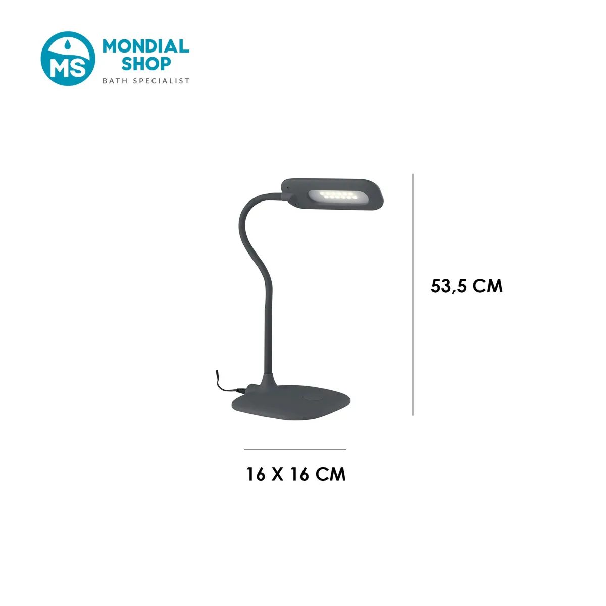 Lampe de bureau LED tactile flexible | Mondialshop