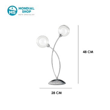 Scheda tecnica lampada dal design moderno con diffusore sferico FELLINI-L18