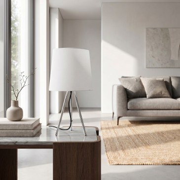 Moderne Dreibeinlampe, 4...