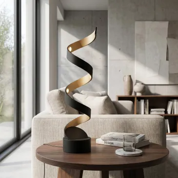 Lampe de table LED spirale 12 W | Mondialshop