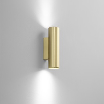 Applique da Parete 18x7x5cm Bianca Nera Oro | Mondialshop