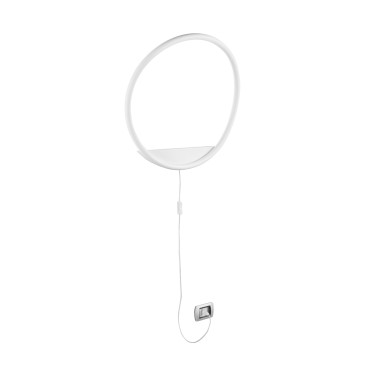 Plafonnier LED rond 39 W blanc ou noir | Mondialshop