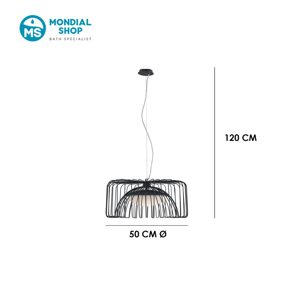 Suspension LED haute luminosité 24 W | Mondialshop