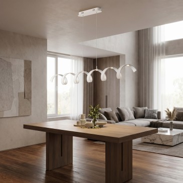 Sospensione LED 30W Spirale Nera Alta Luminosità | Mondialshop