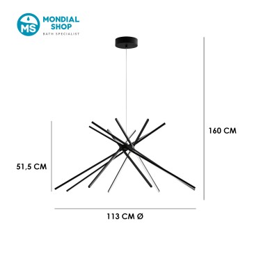 Suspension LED 54 W au design alternatif | Mondialshop