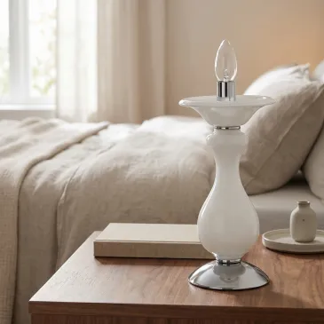 Lampe classique en pâte de...