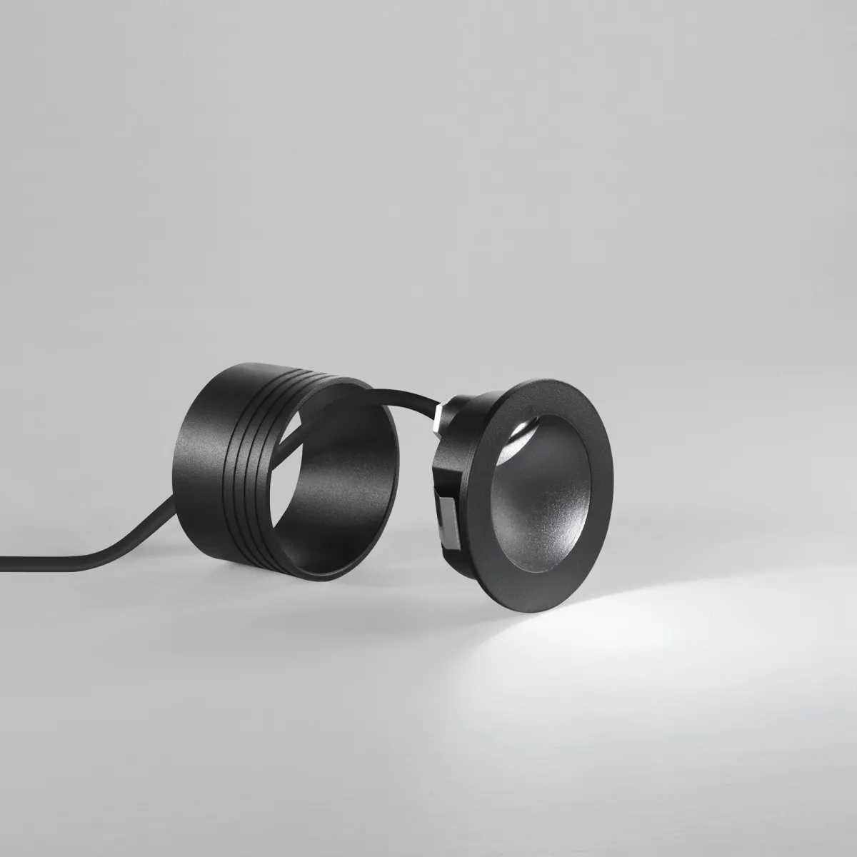 Lampe de marche ronde à LED avec lumière chaude |...