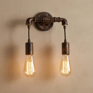 Applique Rustica Vintage in Metallo Ruggine