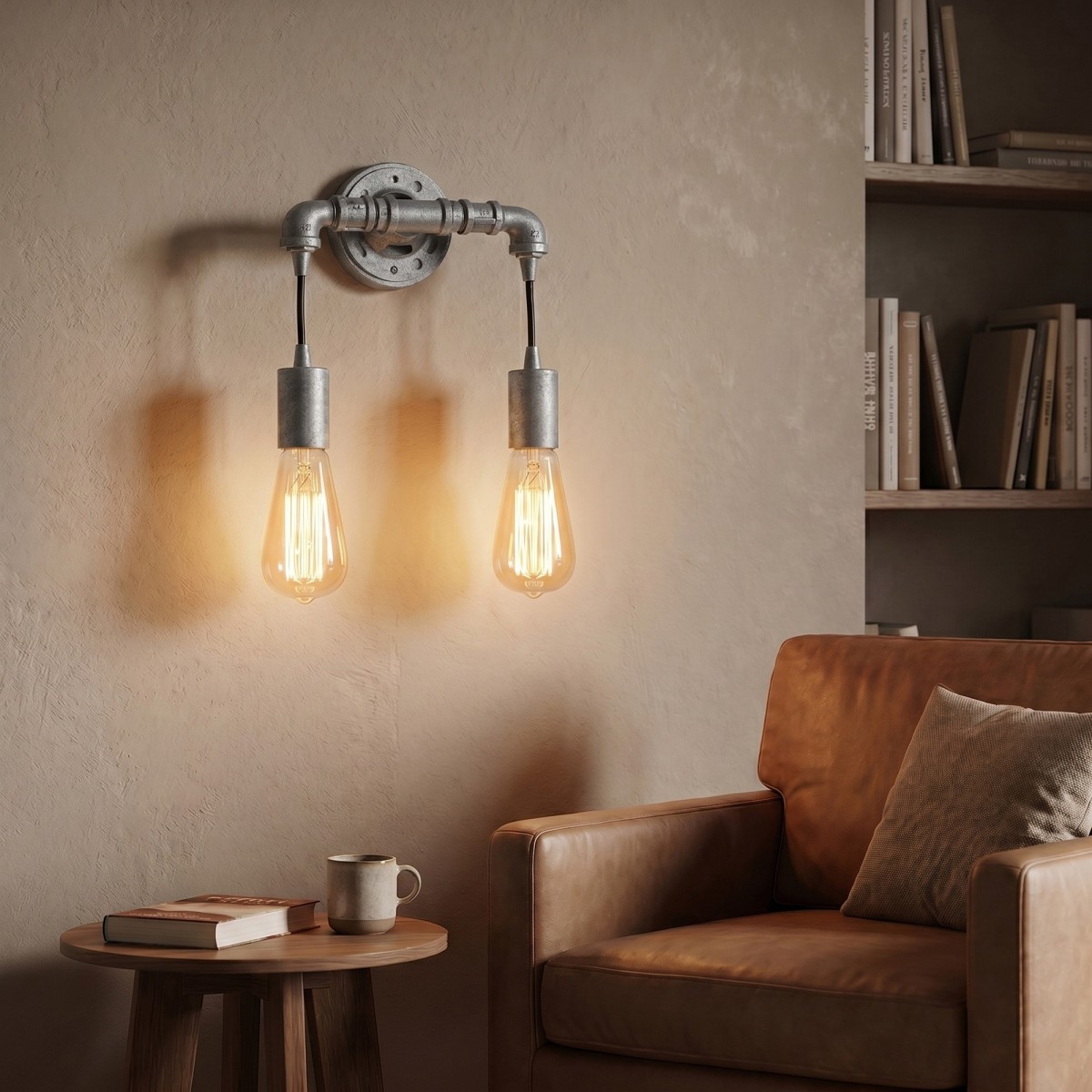 Applique Rustica in Metallo Ruggine o Zincato | Mondialshop