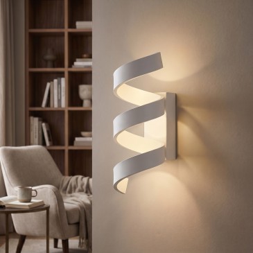 Applique murale spirale LED 9W | Mondialshop