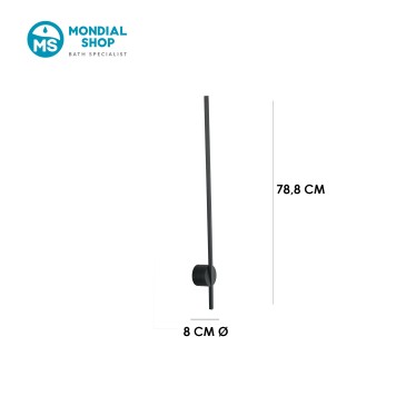 10-W-LED-Wandleuchte, Weiß oder Schwarz | Mondialshop