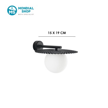 Applique murale G9 élégante dorée ou noire | Mondialshop