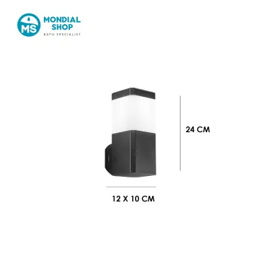 Applique da Esterno GU10 Bianco o Nero | Mondialshop