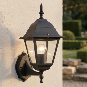 Lanterne extérieure E27 orientée vers le haut | Mondialshop