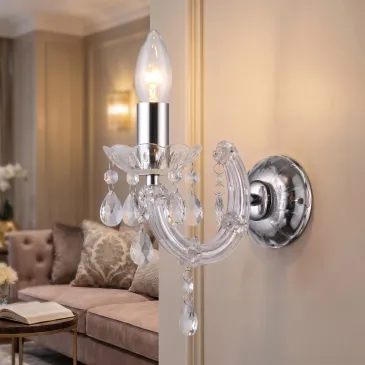 Moderne Kristall-Wandleuchte E14 | Mondialshop