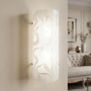 Applique murale LED blanche 8W à effet vagues | Mondialshop