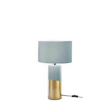 Lampada da Tavolo Rosa Cipria o Verde Pavone E27