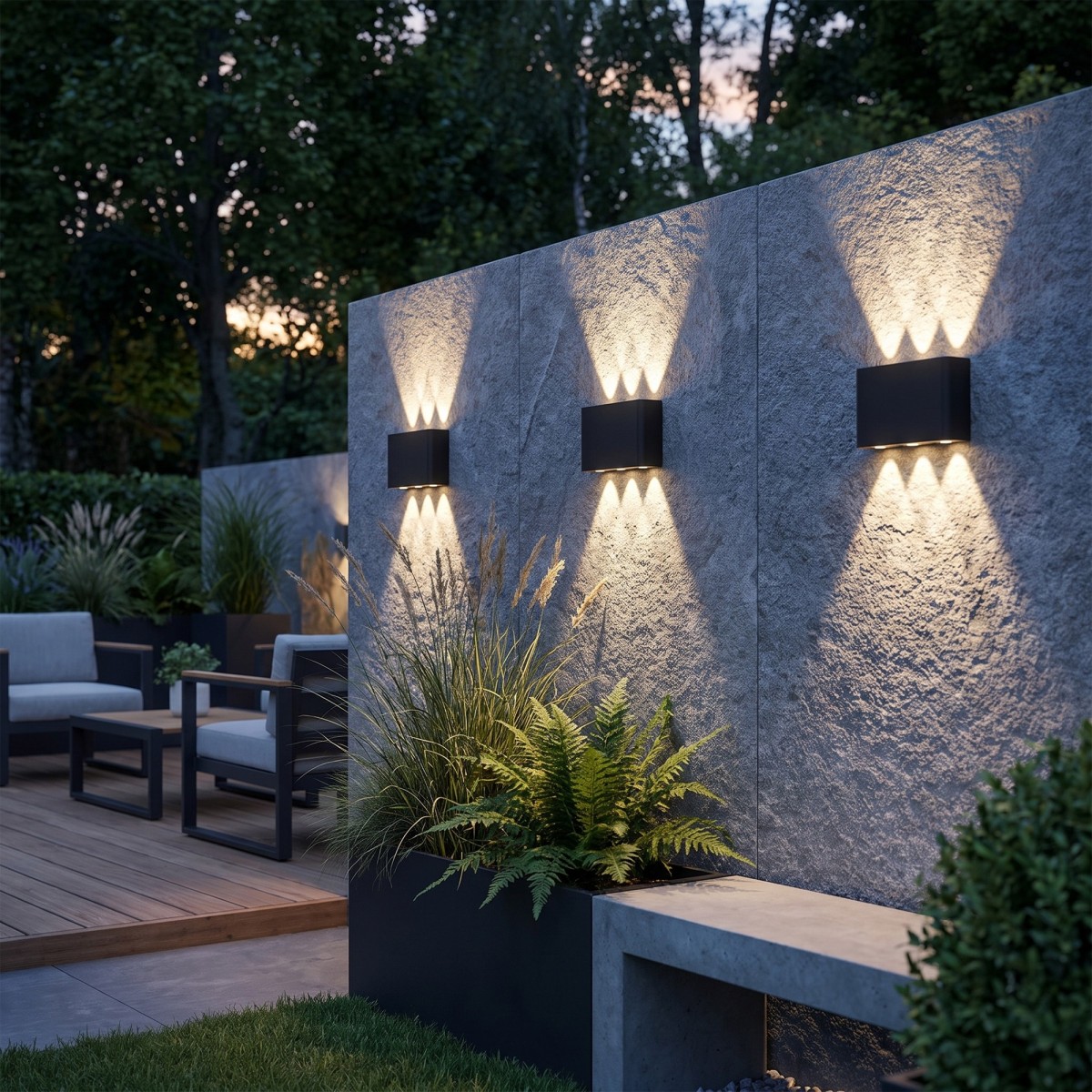 Applique murale moderne à double émission | Mondialshop