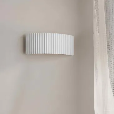 Überstreichbare Gipswandleuchte, 2xG9 | Mondialshop