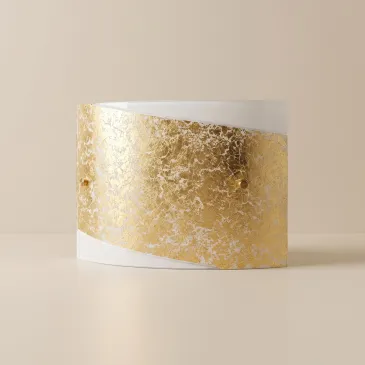 Applique murale moderne E27 dorée ou argentée | Mondialshop