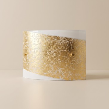 Moderne E27 Wandleuchte in Gold oder Silber | Mondialshop