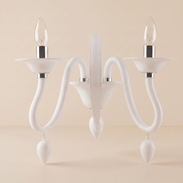 Kristall-Wandleuchte mit 3 E14-Fassungen | Mondialshop