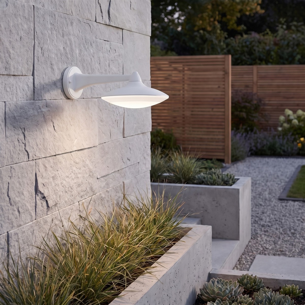 Applique LED 12W da Esterno Bianca o Nera | Mondialshop