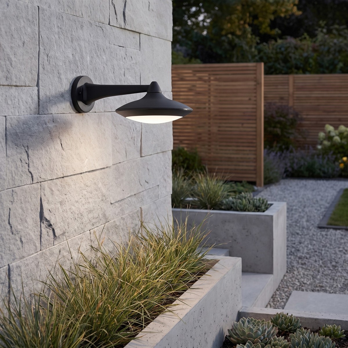 Applique LED 12W da Esterno Bianca o Nera | Mondialshop