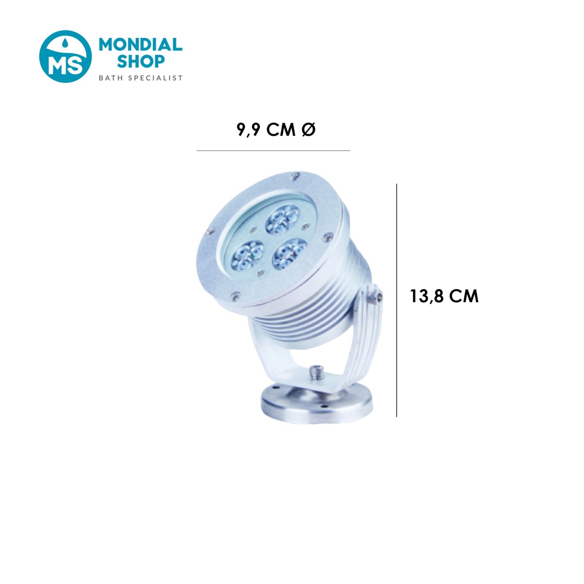 9-W-LED-Gartenstrahler mit IP65-Erdspieß | Mondialshop