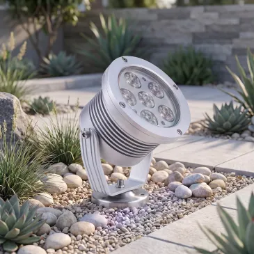 9W RGB LED-Gartenstrahler mit Erdspieß | Mondialshop