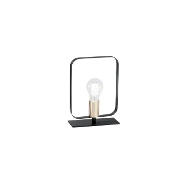 Tischleuchte in Weiß und Nickel | Mondialshop