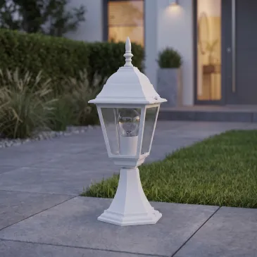 Lanterne de jardin blanche E27 | Mondialshop