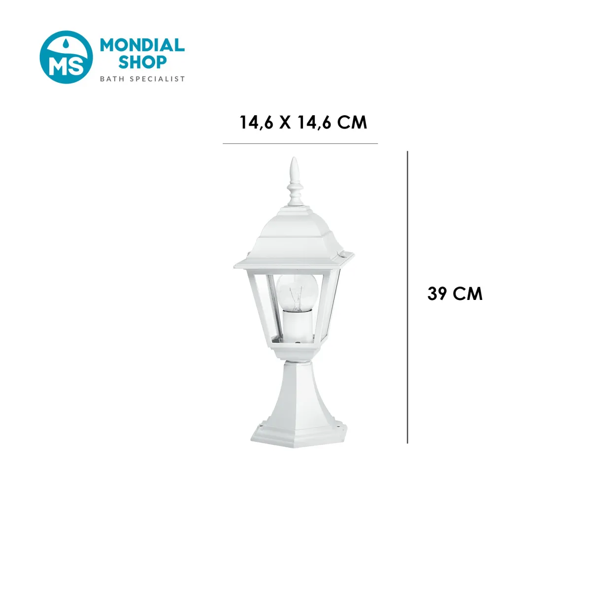 Scheda tecnica paletto lampada ROMA L1