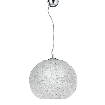Lustre moderne en fil d'aluminium et cristaux, différentes tailles