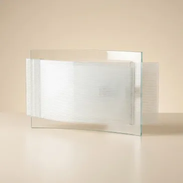 Applique murale E27 à double verre blanc | Mondialshop