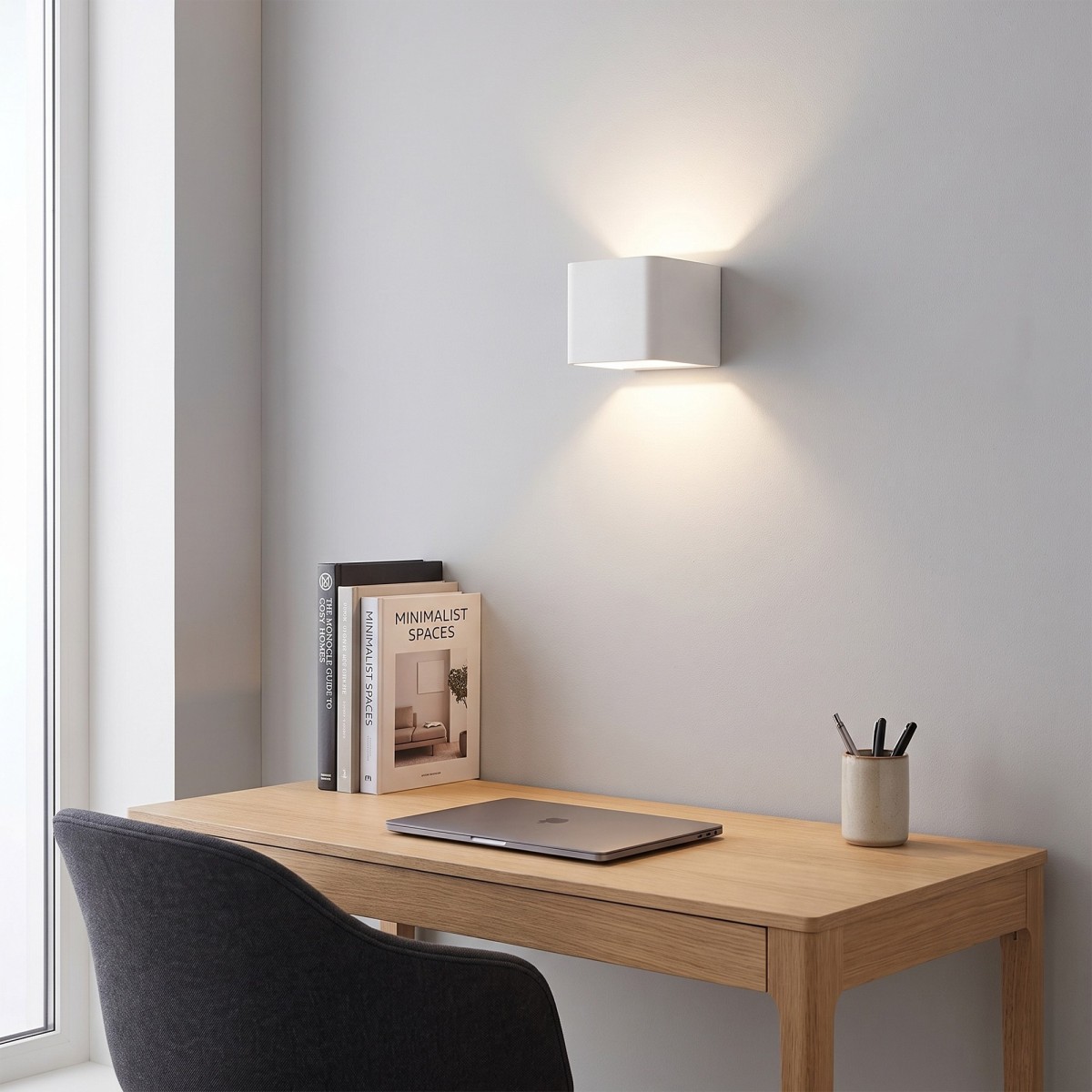 Applique murale LED blanche Cubic 6W | Mondialshop