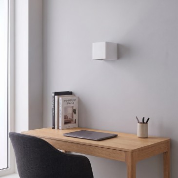 Applique murale LED blanche Cubic 6W | Mondialshop