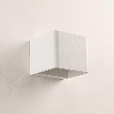 Applique murale LED blanche Cubic 6W | Mondialshop