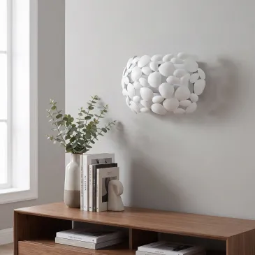 Applique murale 2xE14, blanche ou chromée | Mondialshop