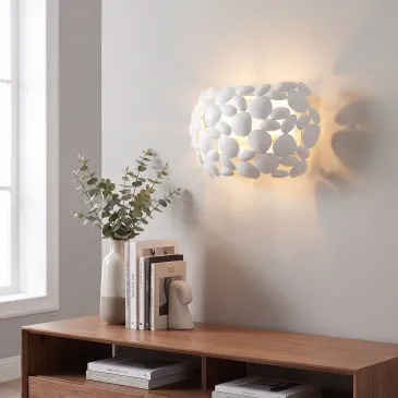 Applique moderne blanche ou...