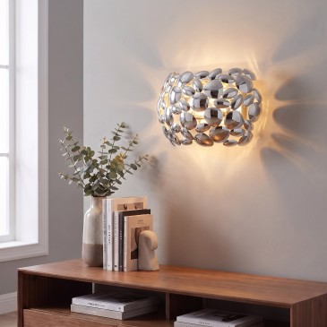 Applique murale 2xE14, blanche ou chromée | Mondialshop